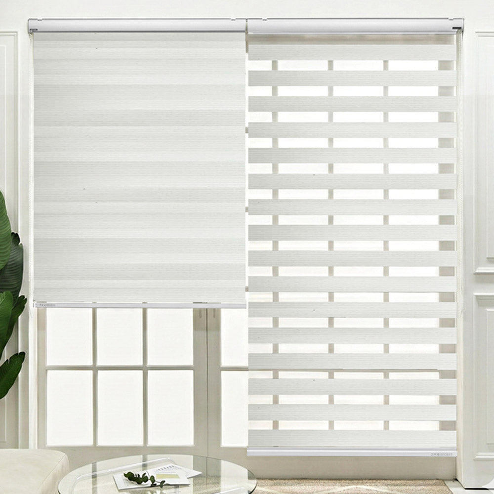 Linen Blackout Dual Zebra Shade