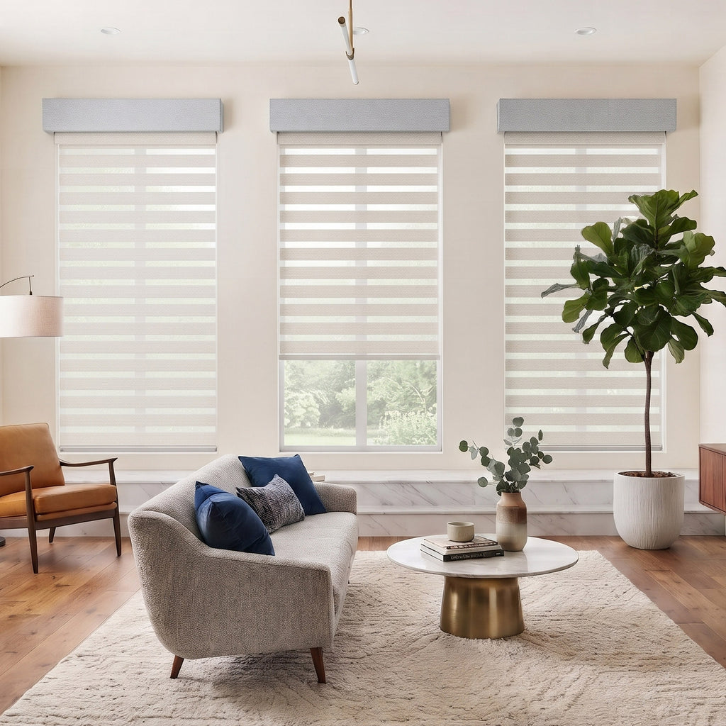 Luxury Lux Light Filtering Dual Zebra Shade