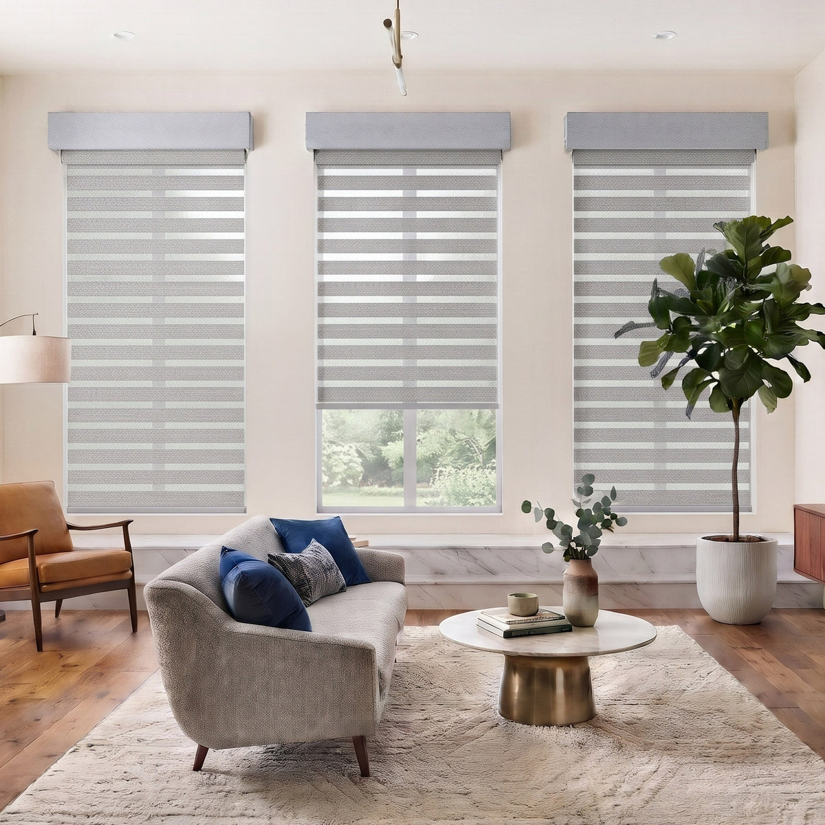 Luxury Lux Light Filtering Dual Zebra Shade