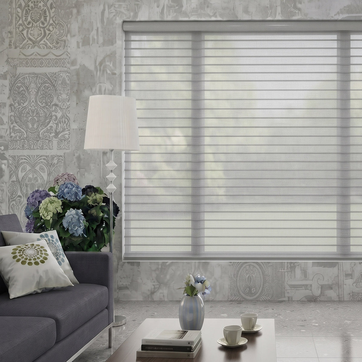 Swan Light Filtering Sheer Shades