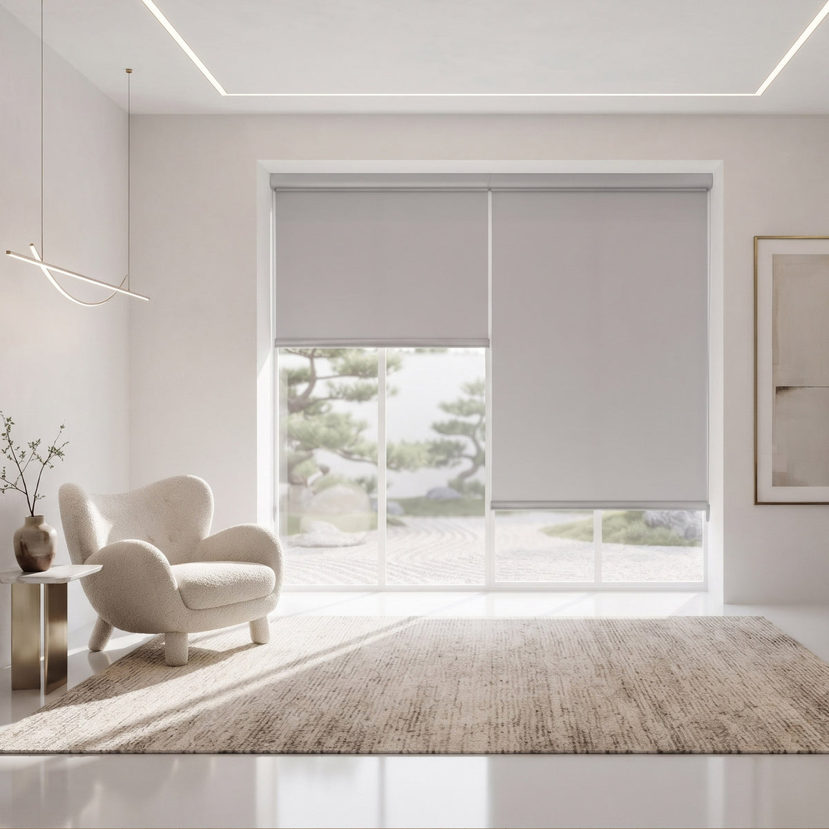 T/C Light Filtering Roller Shade